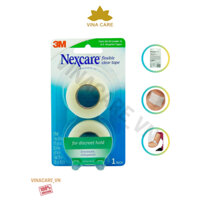 Combo 2 vỉ băng dính y tế  3M Nexcare 771-2PK, trong suốt, bám dính chắc chắn, 25,4mm x 9,14m, Mỹ