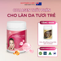 [Combo 2] Viên uống Collagen hỗ trợ trẻ hóa, ngăn ngừa nếp nhăn giúp da căng mịn Alltimes Care- Date T8/2025