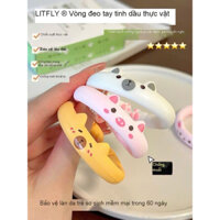 COMBO 2 VÒNG ĐEO TAY SILICON TINH DẦU THỰC VẬT CHỐNG MUỖI CHO BÉ #LITFLY