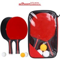 Combo 2 Vợt Bóng Bàn Tặng Kèm 3 Quả Bóng Bàn Chính Hãng miDoctor – Hàng Cao Cấp