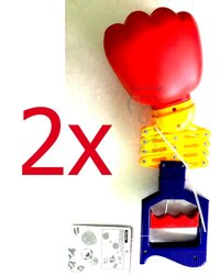 Combo 2 x Quả Đấm Lò Xo Tay Dài Robot Hand Arm Nhựa Cứng Bền