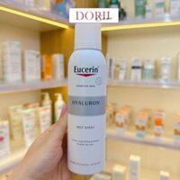 Combo 2 xịt khoáng dưỡng ẩm Eucerin Hyalruon Mist Spray Sensitive Skin dành cho da nhạy cảm 150ml/chai