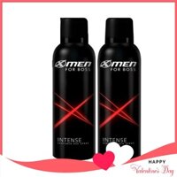 Combo 2 Xịt Khử Mùi XMen For Boss Intense -Mùi Hương Trầm Đầy Nội Lực 150ml