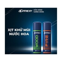 combo 2 xịt khử mùi xmen wood 140ml/chai