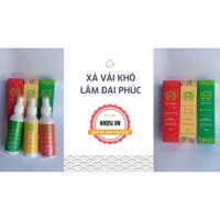 combo 2 xịt xả vải khô Lâm Đại Phúc Xanh + đỏ khử mùi hôi, lưu hương quần áo giá sỉ