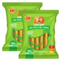 Combo 2 Xúc Xích Tiệt Trùng Goldkids Gà & Rau Củ