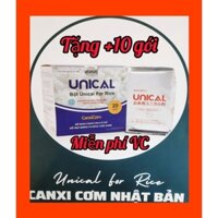 Combo 20 +10 gói Canxi cơm Unical For Rice Nhật Bản, hỗ trợ xương khớp chắc khỏe, hấp thụ lên 99% cho mọi đối tượng.
