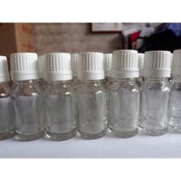 Combo 20 - 50 lọ thủy tinh trắng10ml 20ml 30ml 50ml 100ml nắp nhựa nhỏ giọt