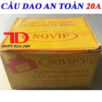 COMBO 20 Cầu Dao An Toàn NOVIP 20A, CB An Toàn