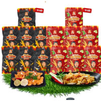 combo 20 chân gà rút xương bà tuyết tê cay , sả tắc , chua cay ( date mới)