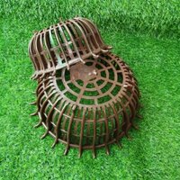 Combo 20 chậu đài sen f23 màu nâu giả gỗ,chậu nhựa trồng lan,giỏ treo lan