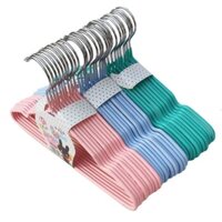 COMBO 20 chiếc Móc phơi quần áo inox bọc nhựa chống trượt