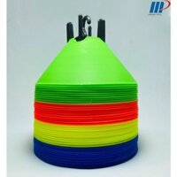 Combo 20 chiếc nấm tập chiến thuật bóng đá thấp - Cone nấm tập huấn luyện đá bóng -  Màu ngẫu nhiên