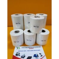 [COMBO 20 CUỘN] Giấy in hóa đơn bóc dán Decal 80x30 76x30 phần mềm chốt đơn tem giấy nhiệt LIÊN TỤC BỰ      [COMBO20CUỘN