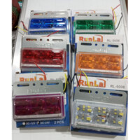 Combo 20 Đèn led sườn, đèn led hông xe tải Runlai 5006 điện 12v và 24v.