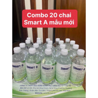 Combo 20 Dung dịch sát khuẩn Smart A 500ml- Khử khuẩn da, tai mũi họng- An toàn, không gây kích ứng (chai 500ml)