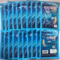 Combo 20 gói cao dán hồng sâm Hàn Quốc màu xanh (gói= 20 miếng), cao dán sâm lạnh, miếng dán hồng sâm