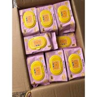 Combo 20 gói khăn ướt BoBo 100 tờ không mùi mầu Hồng/Xanh