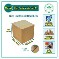 [Combo] 20 Hộp carton 30x30x30 cm, hộp shipcod, hộp giấy đóng gói, hộp vận chuyển, hộp quảng bá hàng hoá - Nhân Gia Hào