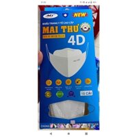 Combo 20 Hộp Khẩu Trang Y Tế Cao Cấp Mai Thư 4D 200 Cái, Hộp 10 Cái 4 Lớp.
