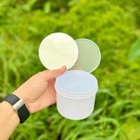 Combo 20 hủ nhựa K500 trắng nắp xi bạc (500gr), có nắp lót chống tràn, dùng để Đựng kem body Đựng kem trộn chai & lọ. hũ