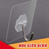 Combo 20 Miếng dán tường trong suốt chịu lực siêu chắc siêu dính có móc treo