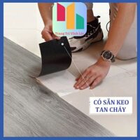 Combo 20 miếng SÀN NHỰA GIẢ GỖ - sàn nhựa có sẵn keo dán kích thước 45x15cm
