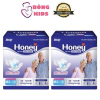 Combo 20 miếng tã dán người lớn Honey size ML, siêu thấm, siêu mỏng mới