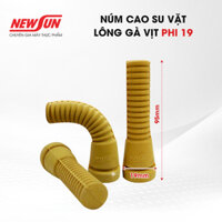Combo 20 núm cao su vặt lông gà vịt phi19 dài 9.5cm NEWSUN-Mút cao su tự nhiên dai bền