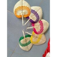 Combo 20 quạt lá đề quá tre quạt nan size 20cm