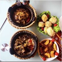 Combo 20 rế tre lót nồi đất
