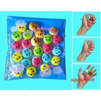 COMBO 20 squishy mặt gấu trúc màu mè Set 20 đồ chơi nắn bóp giải trí hình gấu panda nhiều màu sắc kích thước 4cm xi