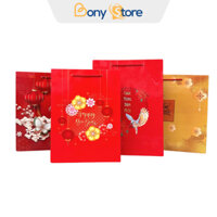 Combo 20 túi giấy đựng quà Tết, túi Chúc mừng năm mới