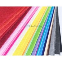 Combo 20 vải nỉ cứng handmade an toàn (KT 90x90cm) VNXK làm handmade, sách vải, lót bàn