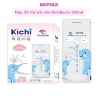 Combo 200 túi trữ sữa Kichilachi 250ml không chứa BPA an toàn cho bé