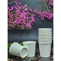 Combo 2.000 Ly giấy màu trắng 3OZ 90ML (Dài 65 - Miệng 56 - Đáy 38mm), Cốc giấy dùng 1 lần 50pcs / 1 túi bán buôn