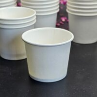 Combo 2.000 Ly giấy màu trắng 2.5OZ , Cốc giấy dùng 1 lần 50pcs / 1 túi. Bán buôn