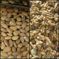 combo 200g nhân hạnh nhân + 200g nhân óc chó