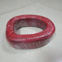 Combo 200m dây điện đôi nối led đỏ đen-cuộn dây điện đôi đỏ đen để đấu led