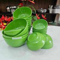 (COMBO 20c) Chén CƠM MECA, Chén soup, chén nước chấm XANH -HÀNG VIỆT NAM ,dày,đẹp, không bám mùi, an toàn. sang trọng