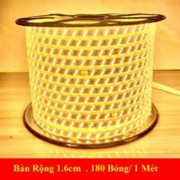 Combo 21 ,22 ,23 ,24 ,25 mét đèn led 3 hàng bóng 2835,điện 220v đã bao gồm nguồn và bịt đầu kín nước