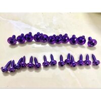 🎇COMBO 21 Ốc titan gr5 FULL DÀN ÁO XE SIRIUS CỰC ĐẸP