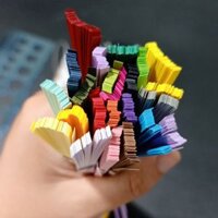 Combo 21 tép giấy và bộ dụng cụ (keo, kéo, cây xoắn, nhíp)