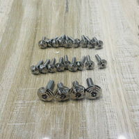 COMBO 22 ỐC INOX SALAYA GẮN DÀN ÁO HONDA AIRBLADE CÁC ĐỜI SIÊU SÁNG