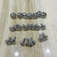 Combo 23 ốc inox salaya gắn dàn áo Fuled 125 siêu sáng đẹp