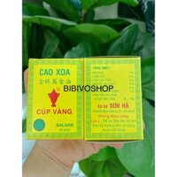 Combo 24 chai dầu -  cao xoa cúp vàng (40 gram) - Mẫu mới - Nắp trắng in logo cúp vàng chìm