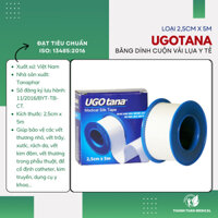 Combo 24 cuộn băng dính cuộn vải lụa y tế UGOTANA - Băng gạc vết thương