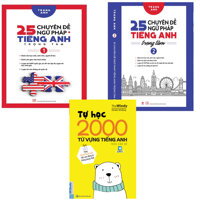 combo 25 Chuyên đề ngữ pháp tiếng anh trọng tâm tập 1 và 2  Tự Học 2000 Từ Vựng Tiếng Anh Theo Chủ Đề