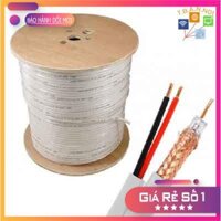 Combo 25 đến 75m cáp đồng trục liền nguồn chính hãng Sino hoặc Sunny