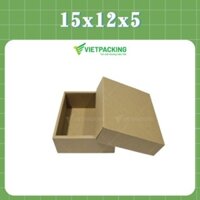 Combo 25 hộp carton nắp rời 15x12x5, hộp âm dương đựng ví da, bóp da nam, dây nịt, phụ kiện